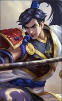 Zilong wearing the Eastern Warrior skin, in-game portrait