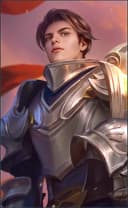 Zilong wearing the Blazing Lancer skin, in-game portrait