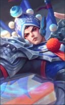 Zilong wearing the Changbanpo Commander skin, in-game portrait