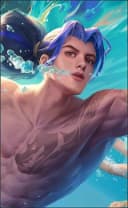 Zilong wearing the Summer Waves skin, in-game portrait