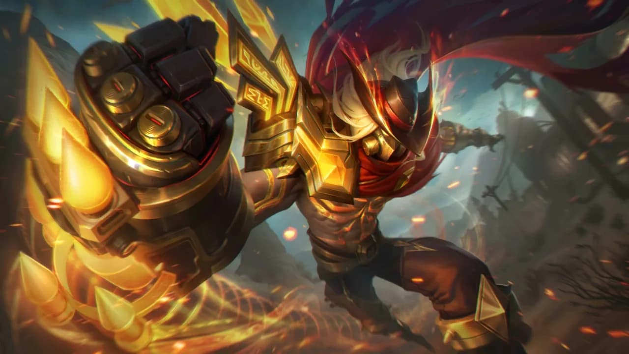 Aldous Blazing Force skin artwork
