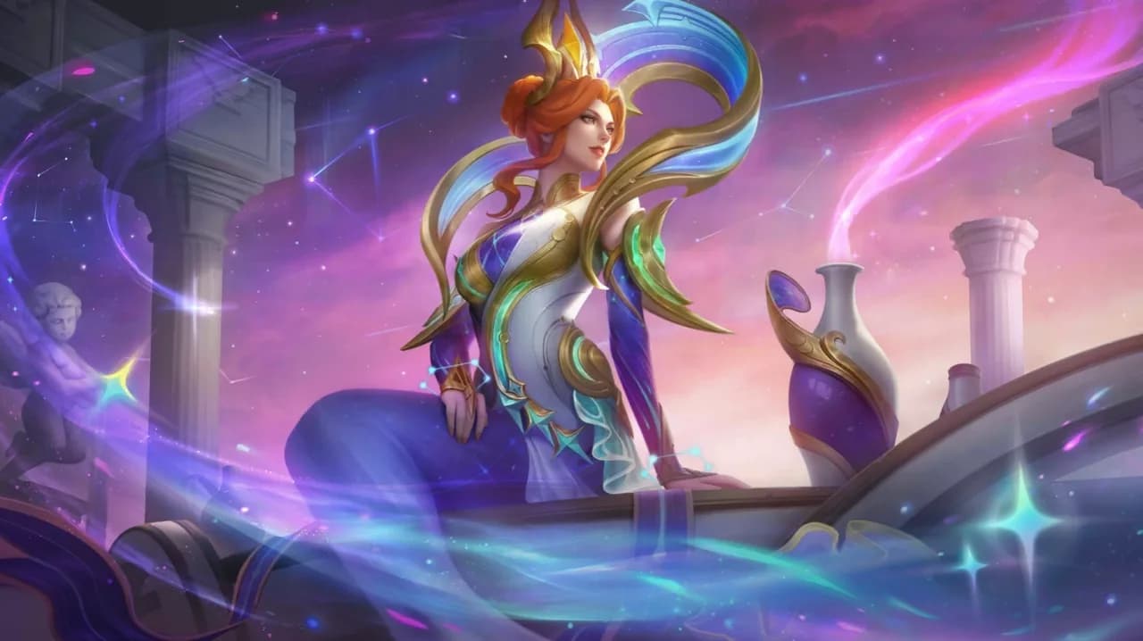 Aurora Aquarius skin artwork