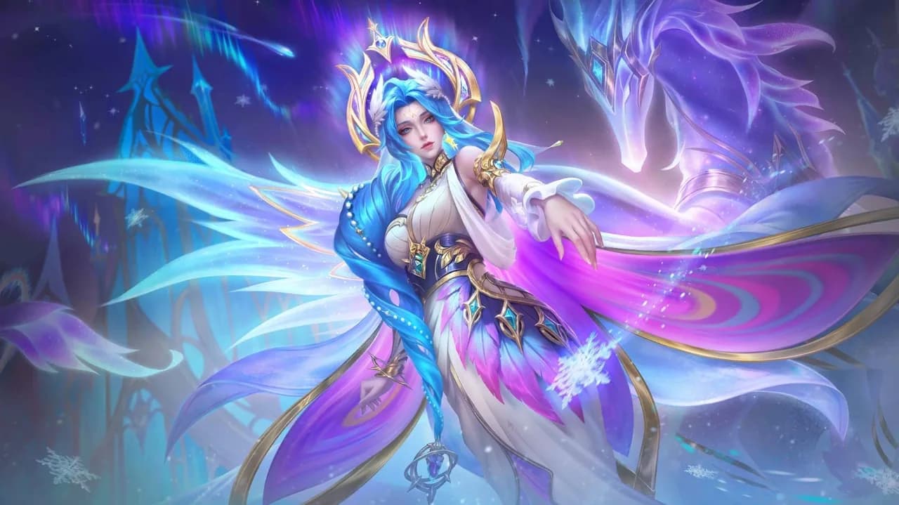 Aurora Veil of the Celestials skin artwork