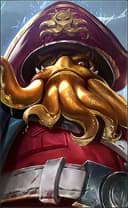 Bane wearing the Warlord skin, in-game portrait