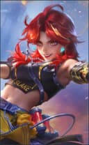 Beatrix wearing the Sky Force Maverick skin, in-game portrait