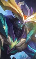 Belerick wearing the Emerald Guardian skin, in-game portrait