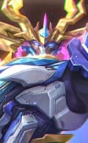 Belerick wearing the Arbiter of Stars skin, in-game portrait