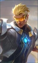 Bruno wearing the The Protector skin, in-game portrait