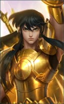 Chou wearing the Libra Shiryu skin, in-game portrait