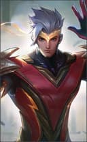 Chou wearing the Thunderfist skin, in-game portrait