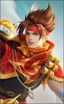 Claude wearing the Blazing Trace skin, in-game portrait