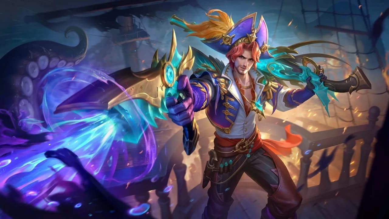 Clint Captain of the Reefs skin artwork