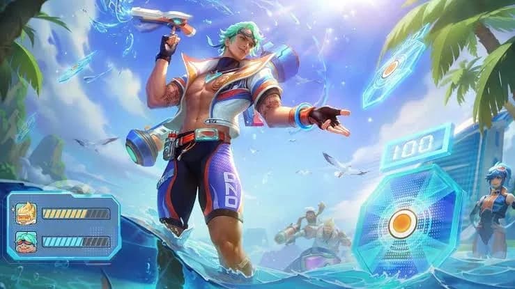 Clint Summer Blast skin artwork