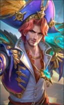 Clint wearing the Captain of the Reefs skin, in-game portrait