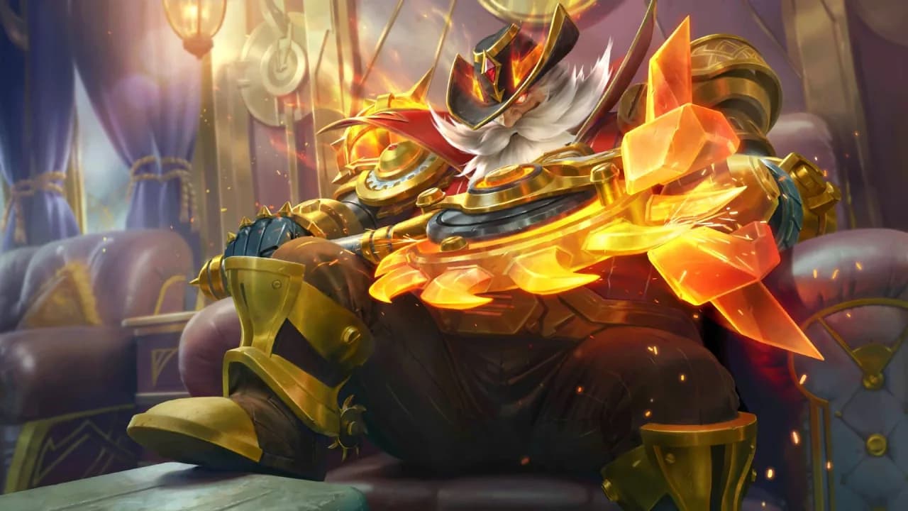 Franco Blazing Axe skin artwork