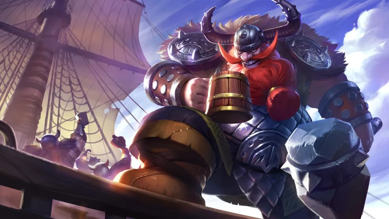 Franco Frozen Warrior skin artwork