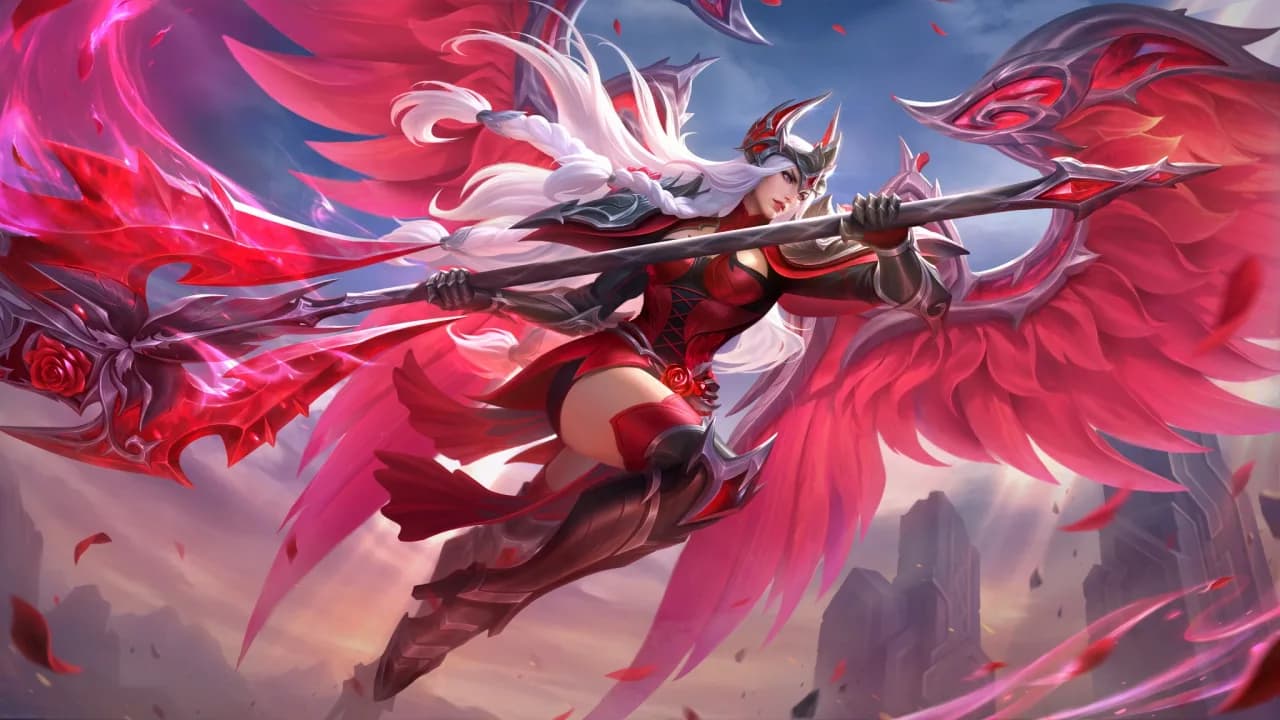 Freya Dark Rose skin artwork