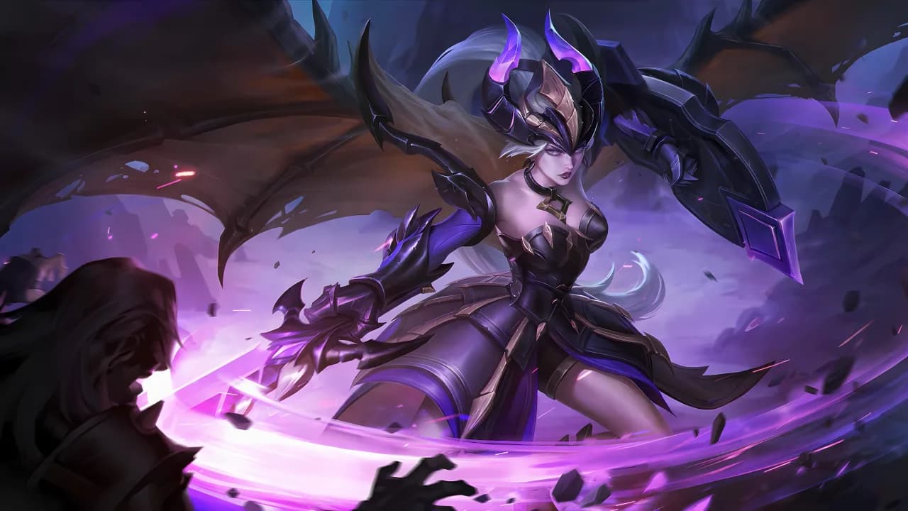 Freya Dragon Hunter skin artwork