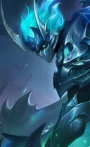 Hanzo wearing the The Pale Phantom skin, in-game portrait