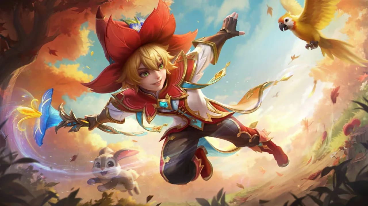 Harley Morning Bloom skin artwork