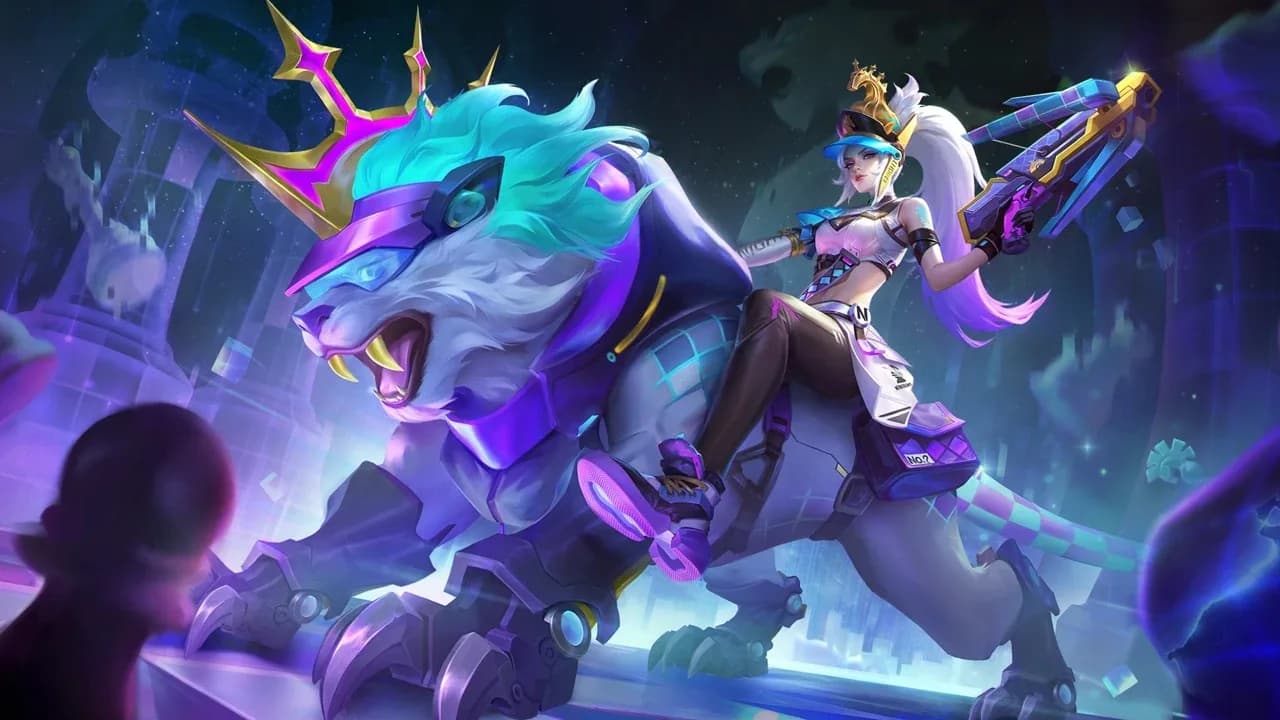 Irithel Checkered Knight skin artwork