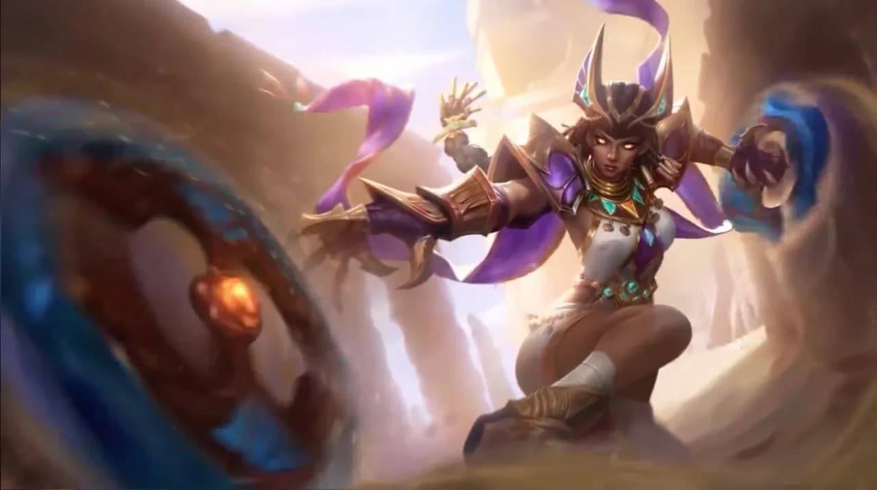 Karrie Wheel of Justice skin artwork