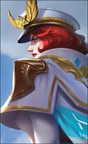 Miya wearing the Honor skin, in-game portrait
