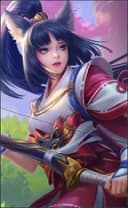 Miya wearing the Suzuhime skin, in-game portrait
