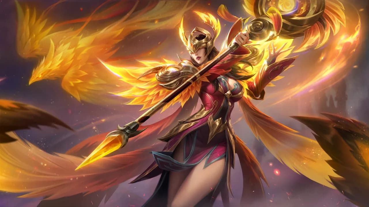 Pharsa Empress Phoenix skin artwork