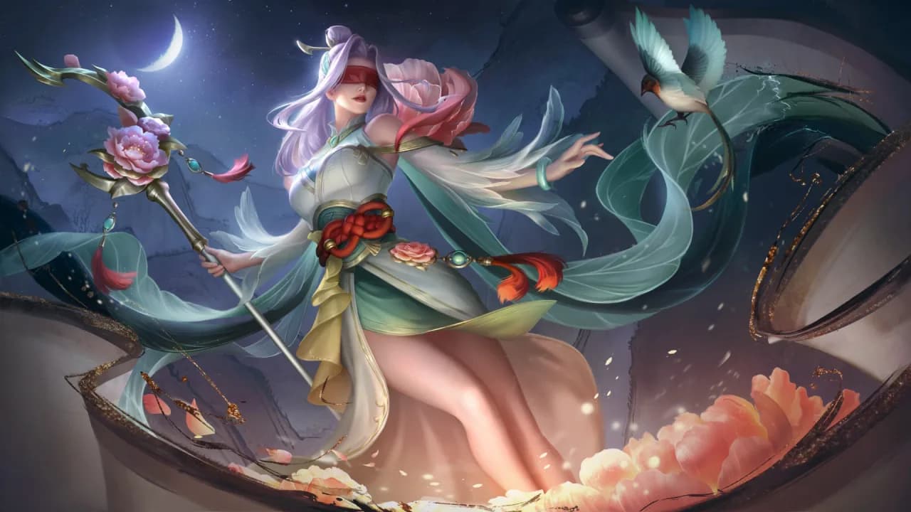 Pharsa Peony Bloom skin artwork