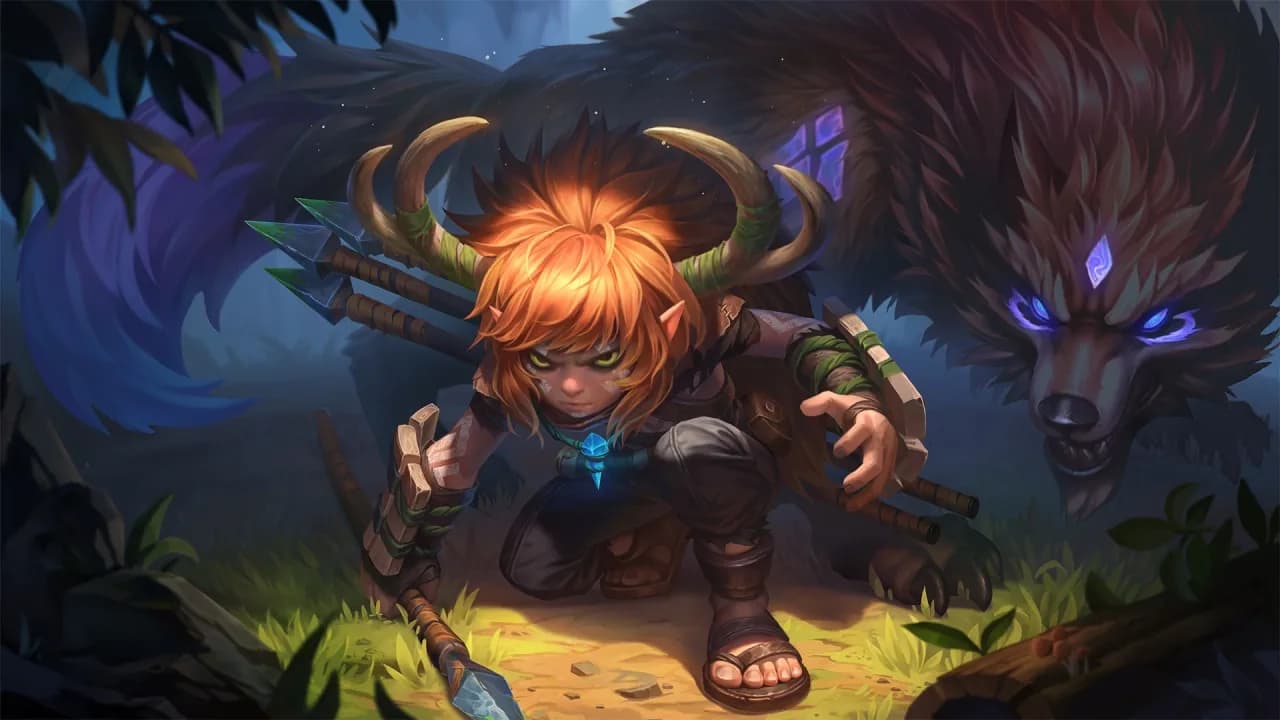 Popol and Kupa Hunting Pals skin artwork
