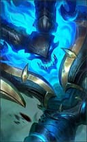 Thamuz wearing the Lord of Wraith skin, in-game portrait