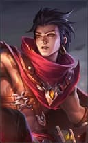 Valir wearing the Pale Flame skin, in-game portrait