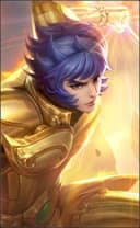 Valir wearing the Leo Ikki skin, in-game portrait