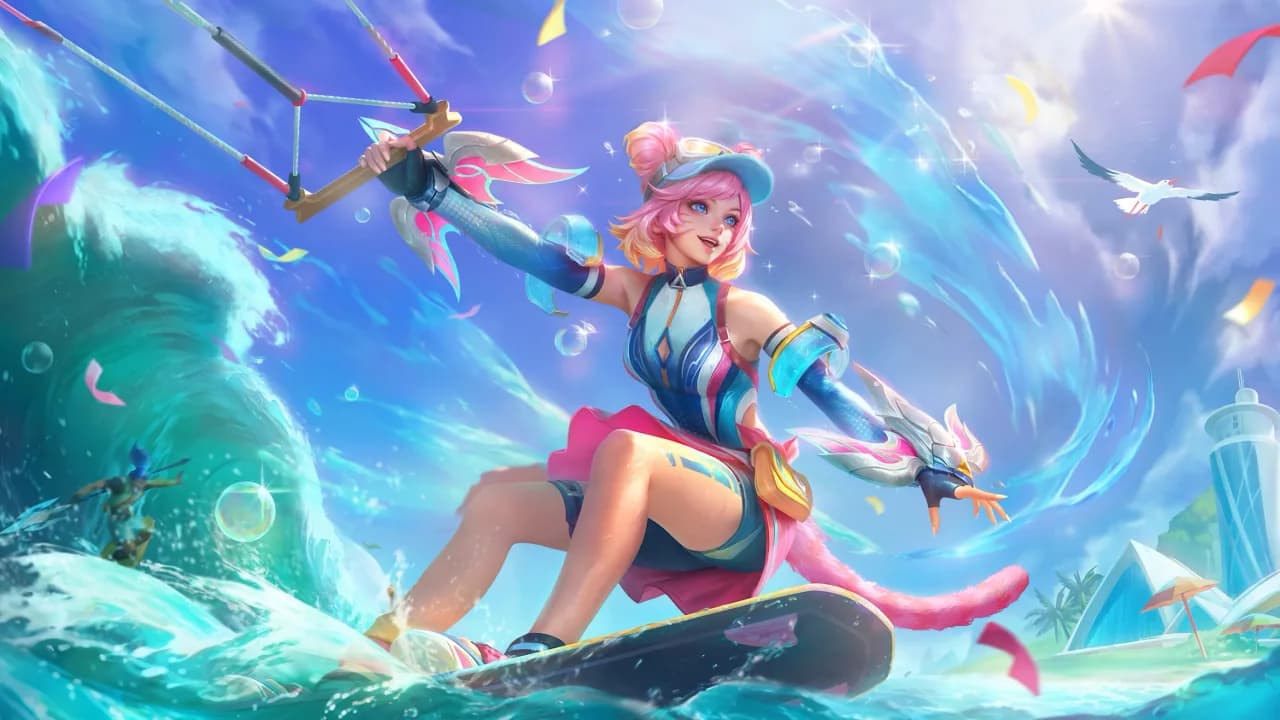Wanwan Summer Splash skin artwork