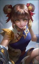 Wanwan wearing the Agile Tiger skin, in-game portrait