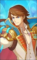 Xavier wearing the Beyond the Clouds Xavier skin, in-game portrait