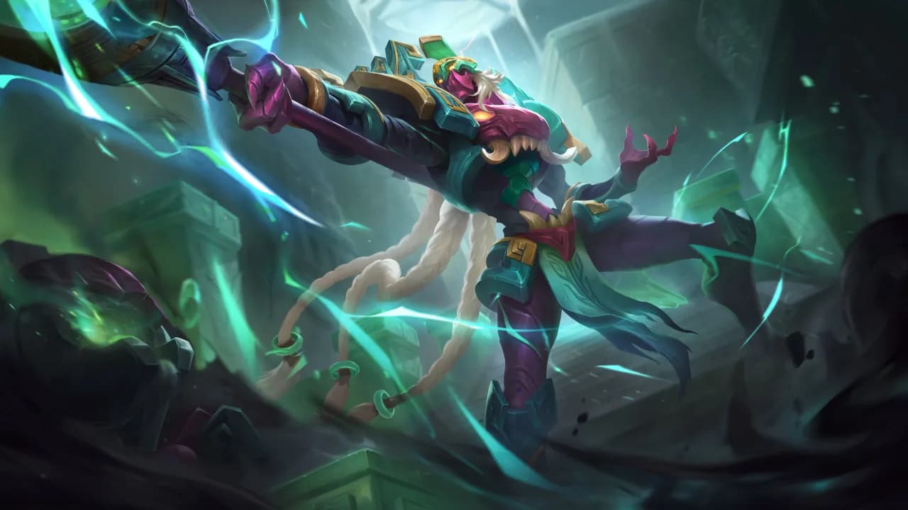 Zhask Death's Shadow skin artwork