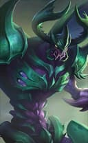 Zhask wearing the Extraterrestrial skin, in-game portrait